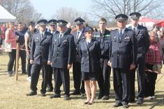 Čejetičtí hasiči ve&nbsp;vycházkových uniformách