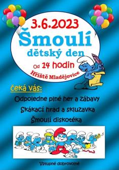 Šmoulí dětský den v Mladějovicích